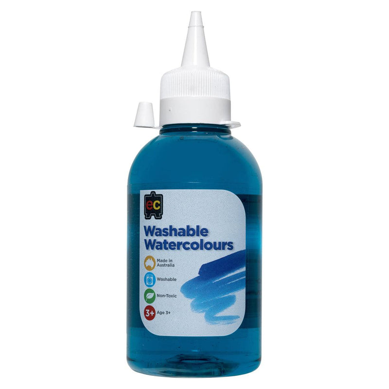 EC Paint Washable Watercolours 250ml Turquoise - Office Connect 2018