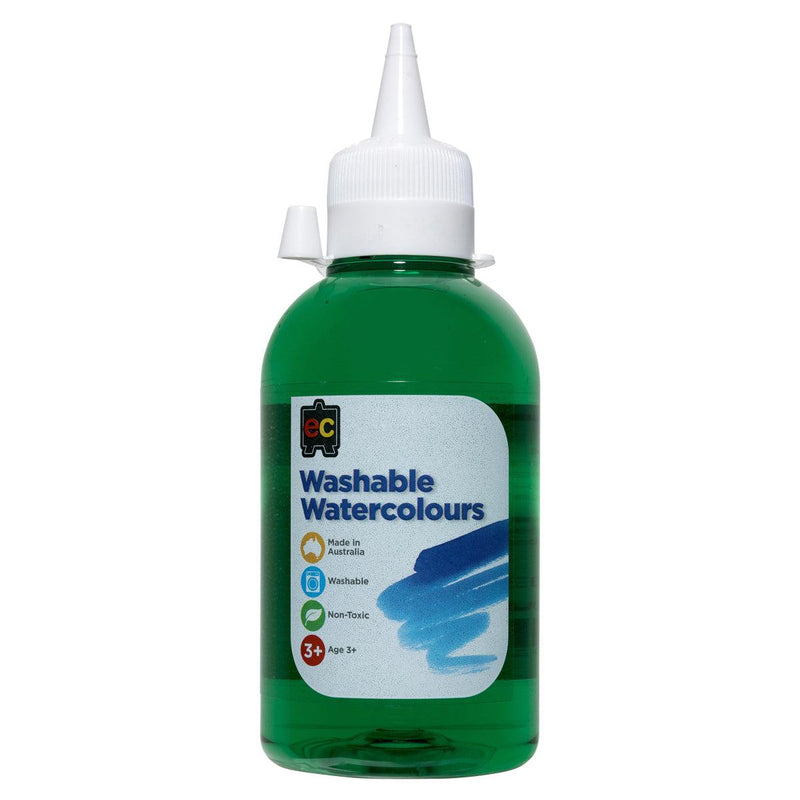 EC Paint Washable Watercolours 250ml Green - Office Connect 2018