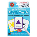 LCBF Write & Wipe Flashcards Colour Shape Number w/Marker - Office Connect 2018