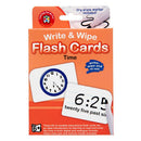 LCBF Write & Wipe Flashcards Time w/Marker - Office Connect 2018