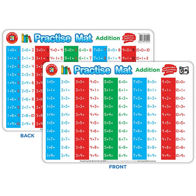 LCBF Practise Mats Addition - Office Connect 2018