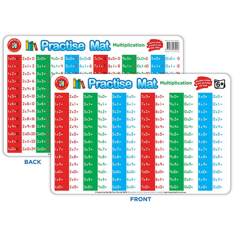 LCBF Practise Mats Multiplication - Office Connect 2018