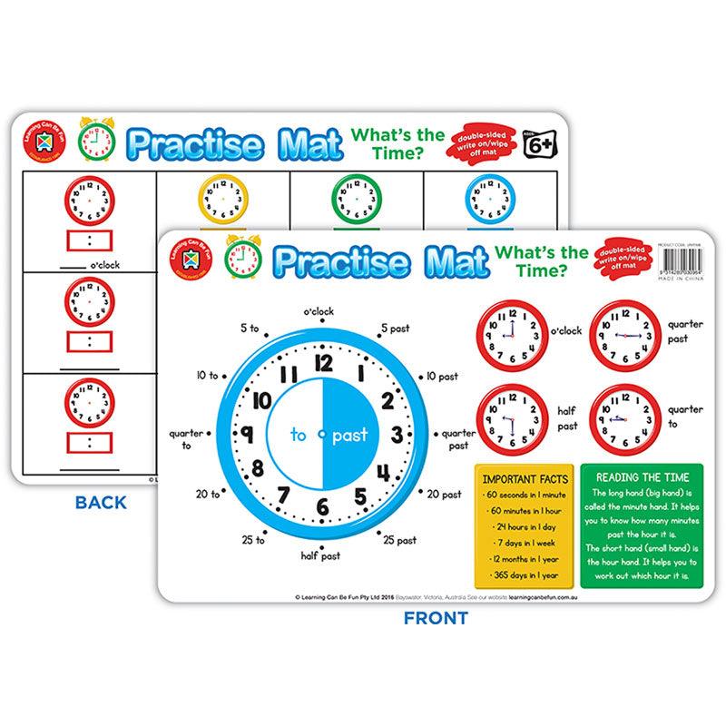 LCBF Practice Mats What'S The Time - Office Connect 2018