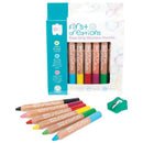 EC First Creations Easi-Grip Wooden Pencils Pack 6