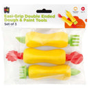EC Easi-Grip Double Ended Dough And Paint Tools Pack 3 - Office Connect 2018