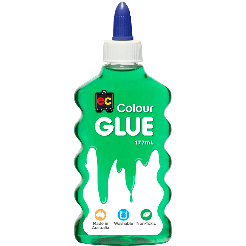 EC Coloured Glue 177ml Green - Office Connect 2018