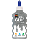 EC Glitter Glue 177ml Silver - Office Connect 2018