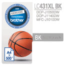 Brother LC431XLBK Black High Yield Ink Cartridge - Office Connect 2018