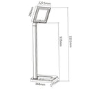 BRATECK Universal iPad, Galaxy, & LENOVO anti-theft floor stand. VESA: 75x75, Rotation: 0~+90. Fits iPad 1/2/3/4/5/6, most 9.7~10.1" Samsung Galaxy & Other Tablets STOCK CLEARANCE SALE Up to 70% OFF - Office Connect 2018