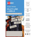 Avery Labels L7264 Pistachio 32x94 A5 8up 10 Sheets - Office Connect 2018
