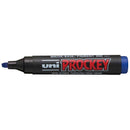 Uni Prockey Marker 5.7mm Chisel Tip Blue PM-126 - Office Connect 2018