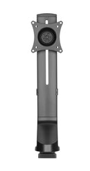 BRATECK 17-32'' Monitor desk mount. Sit/Stand workstation compatible. Max load 8Kgs. Supports VESA 75x75 & 100x100. Rotate, tilt and swivel. Colour: Black. - Office Connect 2018