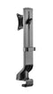 BRATECK 17-32'' Monitor desk mount. Sit/Stand workstation compatible. Max load 8Kgs. Supports VESA 75x75 & 100x100. Rotate, tilt and swivel. Colour: Black. - Office Connect 2018