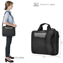EVERKI Advance Briefcase 13-14.1" Separate Zippered Accessory Pocket, Front Stash Pocket, Trolley Handle Pass Through Strap, Ergonomic Shoulder Pad. - Office Connect 2018