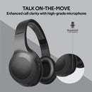 PROMATE Deep Base Bluetooth V5.0 Wireless Over-ear Headphones. Up to 5 Hours Playback, Built-in 200mAh Battery. 10m Operating Distance. Exceptional hi-res Driver Black Colour. - Office Connect 2018