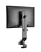 BRATECK 17-32'' Monitor desk mount. Sit/Stand workstation compatible. Max load 8Kgs. Supports VESA 75x75 & 100x100. Rotate, tilt and swivel. Colour: Black. - Office Connect 2018