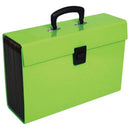 FM File Expanding Vivid Lime Green 19 Pocket - Office Connect 2018