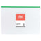 FM Data Wallet A4 Clear PVC With Zip Assorted - Office Connect 2018