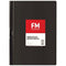FM Clipfile Punchless Black A4 3mm Polyprop - Office Connect 2018