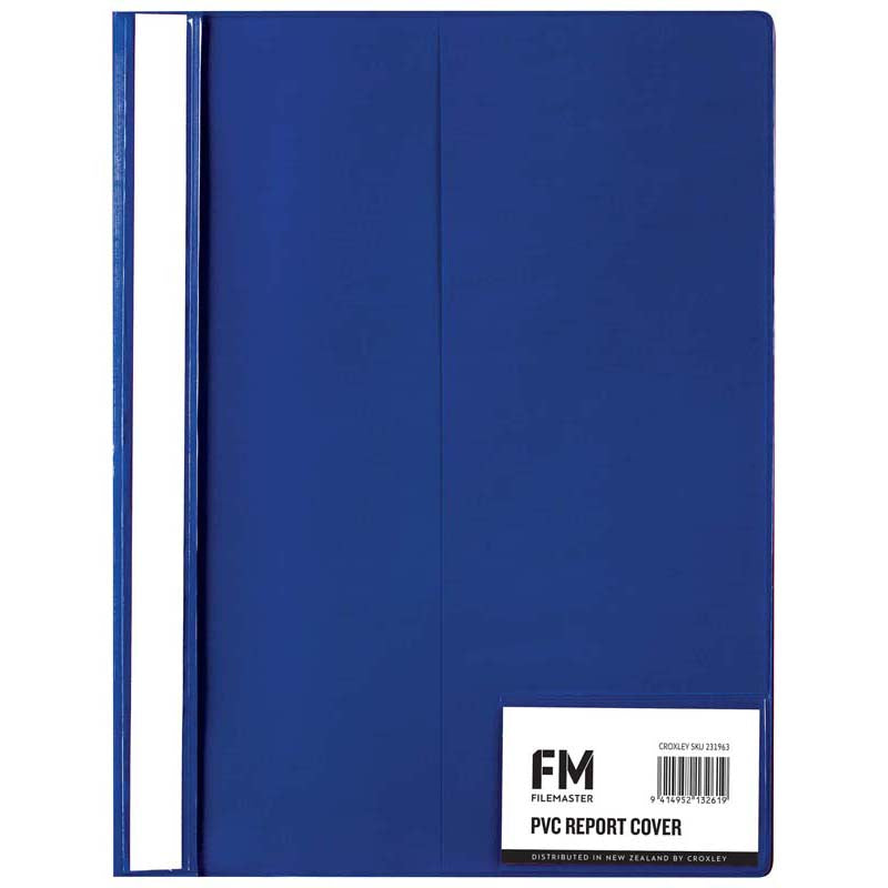 FM Cover Report A4 Blue PVC