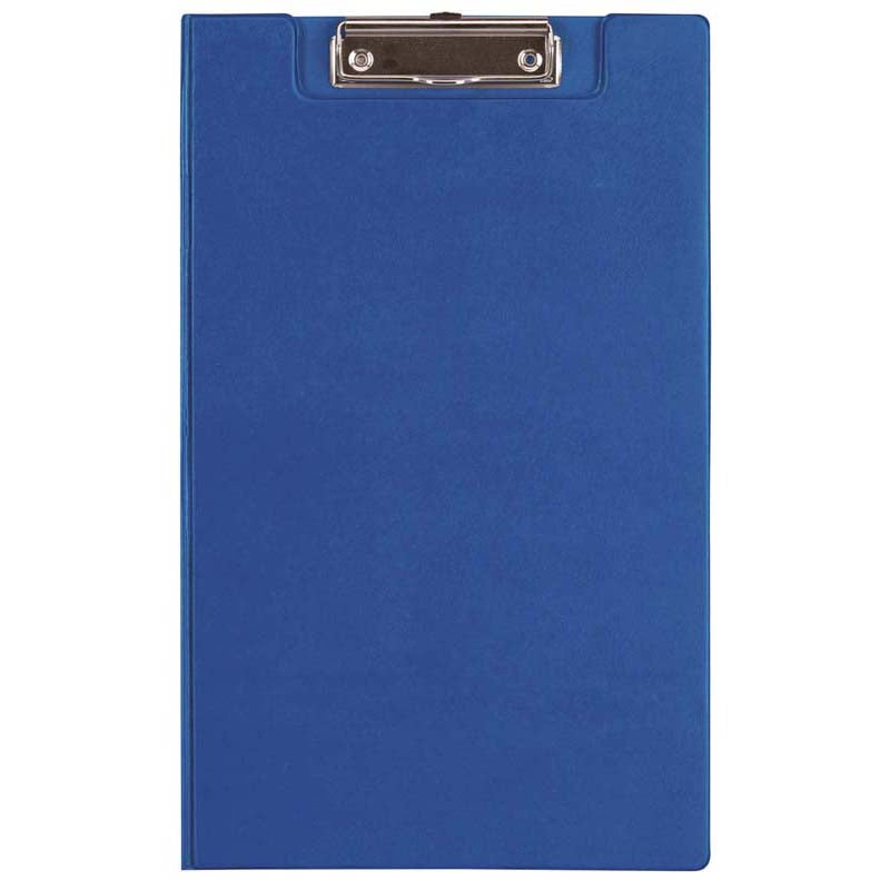 FM Clipboard Blue With Flap Foolscap