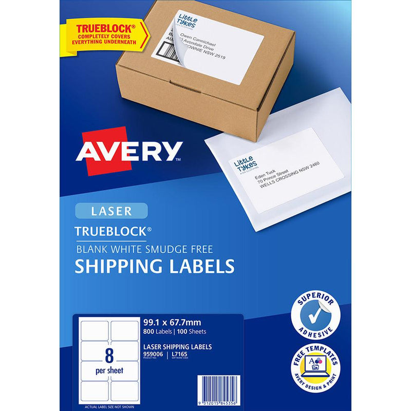 Avery Label L7165-100 Laser 8up 100 Sheets 99x67mm - Office Connect 2018