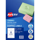 Avery Label L7565-25 Clear 8up 25 Sheets 99x67mm - Office Connect 2018