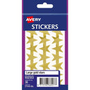 Avery Label Stars Large Gold 36 Pack - Office Connect 2018