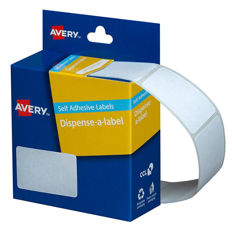 Avery Label Dispenser DMR3549W 35x49mm White 220 Pack - Office Connect 2018