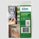 Avery Protect Anti-Microbial Film Permanent Mixed Circles A4 63up 10 Sheets - Office Connect 2018