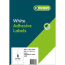 Celcast Labels A4 99.1x67.7mm 8up 100 Sheets - Office Connect 2018