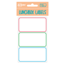 Avery Label Lunch Box Assorted Colours 3up 3 Sheets - Office Connect 2018