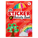Avery Sticker Activity Book Red 210x297mm 6 Sheets - Office Connect 2018