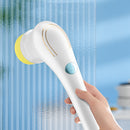 Multifunctional Electric Handheld Kitchen Household Dishwashing Brush Handheld Scrubber Bathtub Sink Bathroom Kitchen Tile Cleaning Tool Drill Brush Set With 5 Heads - Office Connect 2018