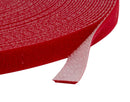 DYNAMIX Hook & Loop Roll 20m x 12mm dual sided, RED colour. - Office Connect 2018