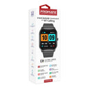 PROMATE IP67 Smart Watch with Fitness Tracker & Bluetooth. 2.01" HD Display. Up to 15 Days Battery Life. Heart Rate/Step/Sleep Tracker. Built-in Games. 200+ Customized Watch Faces. Black - Office Connect 2018