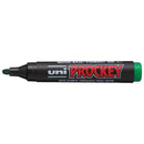 Uni Prockey Marker 5.7mm Chisel Tip Green PM-126 - Office Connect 2018