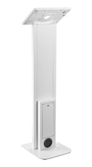 BRATECK Anti-Theft Free-Standing Tablet Display Kiosk for 9.7/10.2 iPad, 10.5 iPad Air/iPad Pro, and 10.1" Samsung Galaxy Tab A (2019). Heavy-Duty Steel. Built-in Cabinet with Lock. EVA Foam Pads. - Office Connect 2018