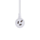 DYNAMIX 3M 3-Pin Tapon Plug to Bare End, 3 Core 1mm Cable, White Colour, SAA Approved. - Office Connect 2018