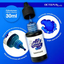 Octopus Fluids Alcohol Ink Sapphire Blue 30ml - Office Connect 2018