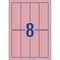 Avery Labels L7264 Salmon 32x94 A5 8up 10 Sheets - Office Connect 2018