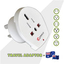 Sansai Inbound Travel Adapter - US/UK/EU to AU/NZ Plug . - Office Connect 2018