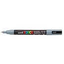 Uni Posca Marker 0.7mm Ultra-Fine Round Tip Grey PC-1M - Office Connect 2018