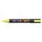 Uni Posca Marker 1.8-2.5mm Med Bullet Fluoro Yellow PC-5M - Office Connect 2018