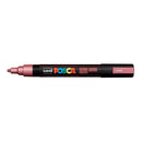 Uni Posca Marker 1.8-2.5mm Med Bullet Metallic Red PC-5M - Office Connect 2018