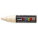 Uni Posca Marker 8.0mm Bold Chisel Beige PC-8K - Office Connect 2018