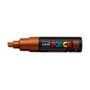 Uni Posca Marker 8.0mm Bold Chisel Bronze PC-8K - Office Connect 2018