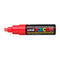 Uni Posca Marker 8.0mm Bold Chisel Fluoro Red PC-8K - Office Connect 2018