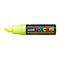 Uni Posca Marker 8.0mm Bold Chisel Fluoro Yellow PC-8K - Office Connect 2018