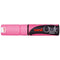 Uni Chalk Marker 8.0mm Chisel Tip Fluoro Pink PWE-8K - Office Connect 2018